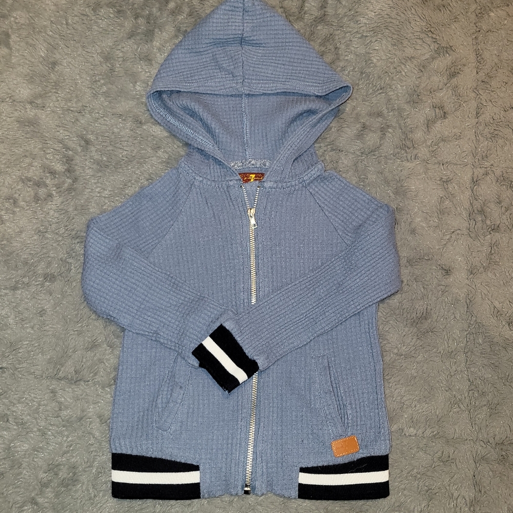 Zippered Hooded Jacket